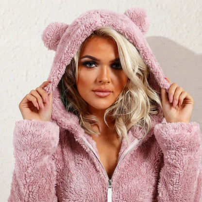 Oath Beauty - Teddy Hoodie Suit